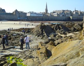 View of St-Malo, Brittany, France