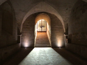 Entrance to crypt, Chartres, France