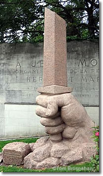 Monument to Jean Moulin & Resistance fighters, Chartres, France