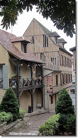Medieval houses, Bergerac, France