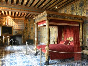 King's bedchamber, Château de Blois, France