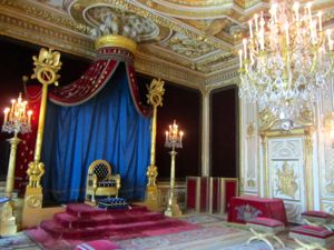 Napoleon's throne room, Fontainebleau