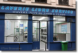 Laundromat/Laundrette, Paris, France