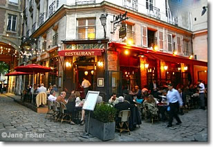 Café-restaurant on rue de Buci, Paris, France