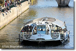 Boatride on the Seine, Paris, France