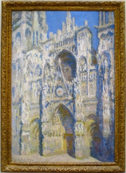 One of Monet's paintings of the Rouen Cathedral, France