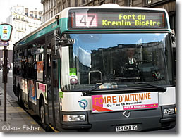 City bus, Paris, France