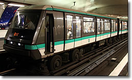 Metro Train, Paris, France