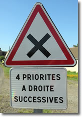 4 Priorités successives sign, France