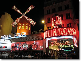 Cabaret Moulin Rouge, Paris, France