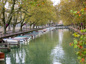 Canal, Annecy, France