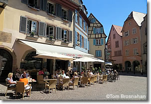 Restaurant in Colmar, Alsace, France