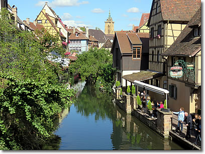 Petite Venise in Colmar, Alsace, France