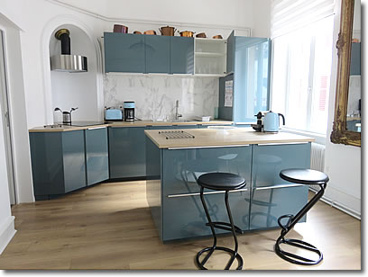 Kitchen in a Saint-Martin Apartment, Colmar, Alsace, France