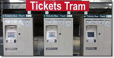 Tram ticket machines, Gare Centrale de Strasbourg, France