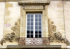 Detail, Palais des Ducs de Bourgogne, Dijon, France