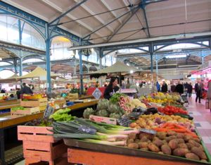 Produce market, Dijon, France