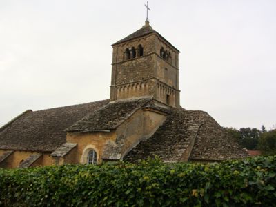 Ameugny church, France