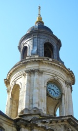 Clock tower, Hotel de Ville, Rennes, France