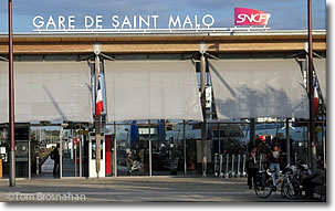 Gare de Saint0Malo SNCF, Saint-Malo, Brittany, France