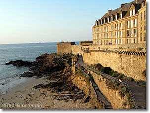 Hotel on the Ramparts of Saint-Malo, Brittany, France