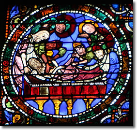 Stained Glass Window, Chartres Cathedral, France