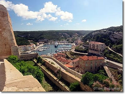 Bonifacio, Corsica, France from its Citadelle
