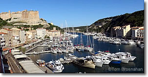 Harbor of Bonifacio, Corsica, France