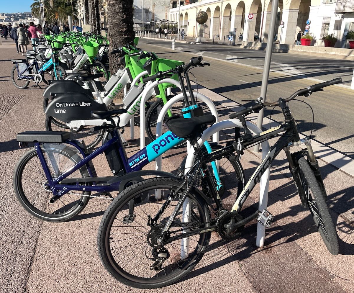 Lime & Pony e-bikes, Nice, France