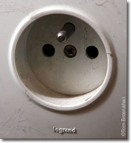 French electrical outlet