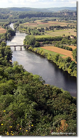 Dordogne River at Domme, Perigord, France