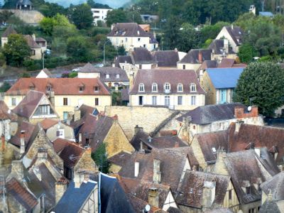 Town view, Sarlat, Dordogne, France