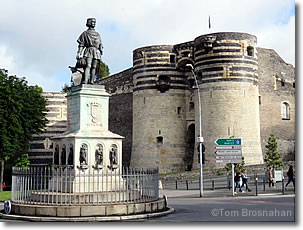 King René & Chateau d'Angers, Angers, Loire, France