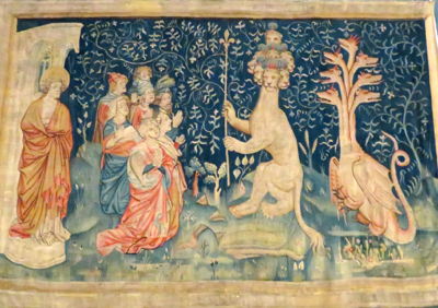 Adoration of the Beast, Tapestry of the Apocalypse, Angers