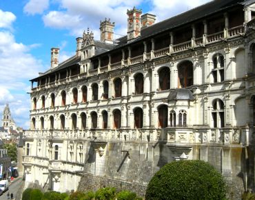 Facade, Blois Château, France