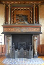 Fireplace, Château de Chaumont, France