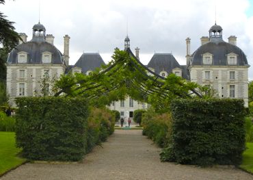 Cheverny Château, seen from Orangerie, France