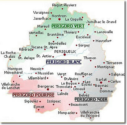 Périgord Map