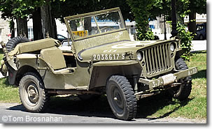 US Army Jeep in Normandy, France