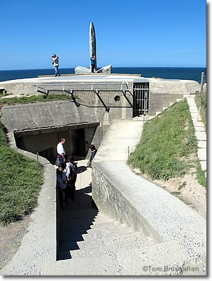 German Bunker at Pointe du Hoc, Normandy, France