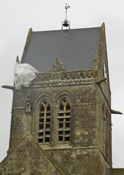 John Steele Memorial, Ste-Mere-Eglise, Normandy, France