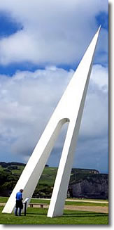 Aviator monument, Étretat, Normandy, France