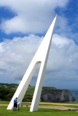 Aviator monument, Etretat, France