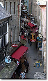 La Grande Rue, Mont St-Michel, Normandy, France