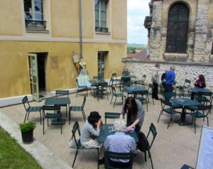 Tourist Information and café, Ecouen France