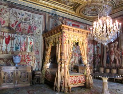 Bedchamber of Anne of Austria, Fontainebleau, France