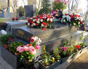 Edith Piaf tomb, Pere Lachaise, Paris