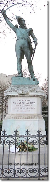 Statue of Marshall Ney, Boulevard du Montparnasse, Paris, France