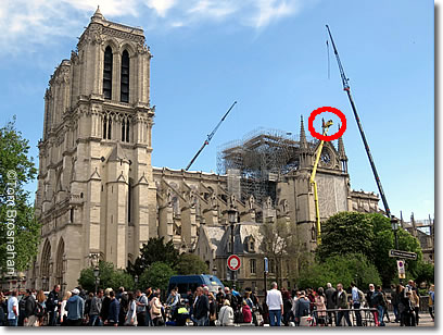 Notre-Dame de Paris after the fire of April 2019