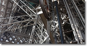 Structure of the Eiffel Tower, Paris, France